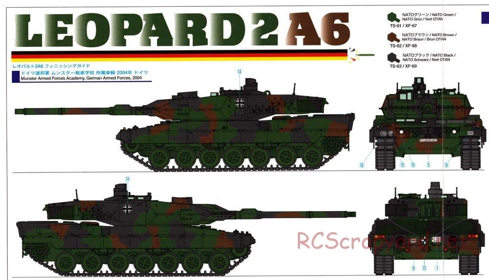Tamiya - Leopard 2 A6 - 1/16 Scale 1