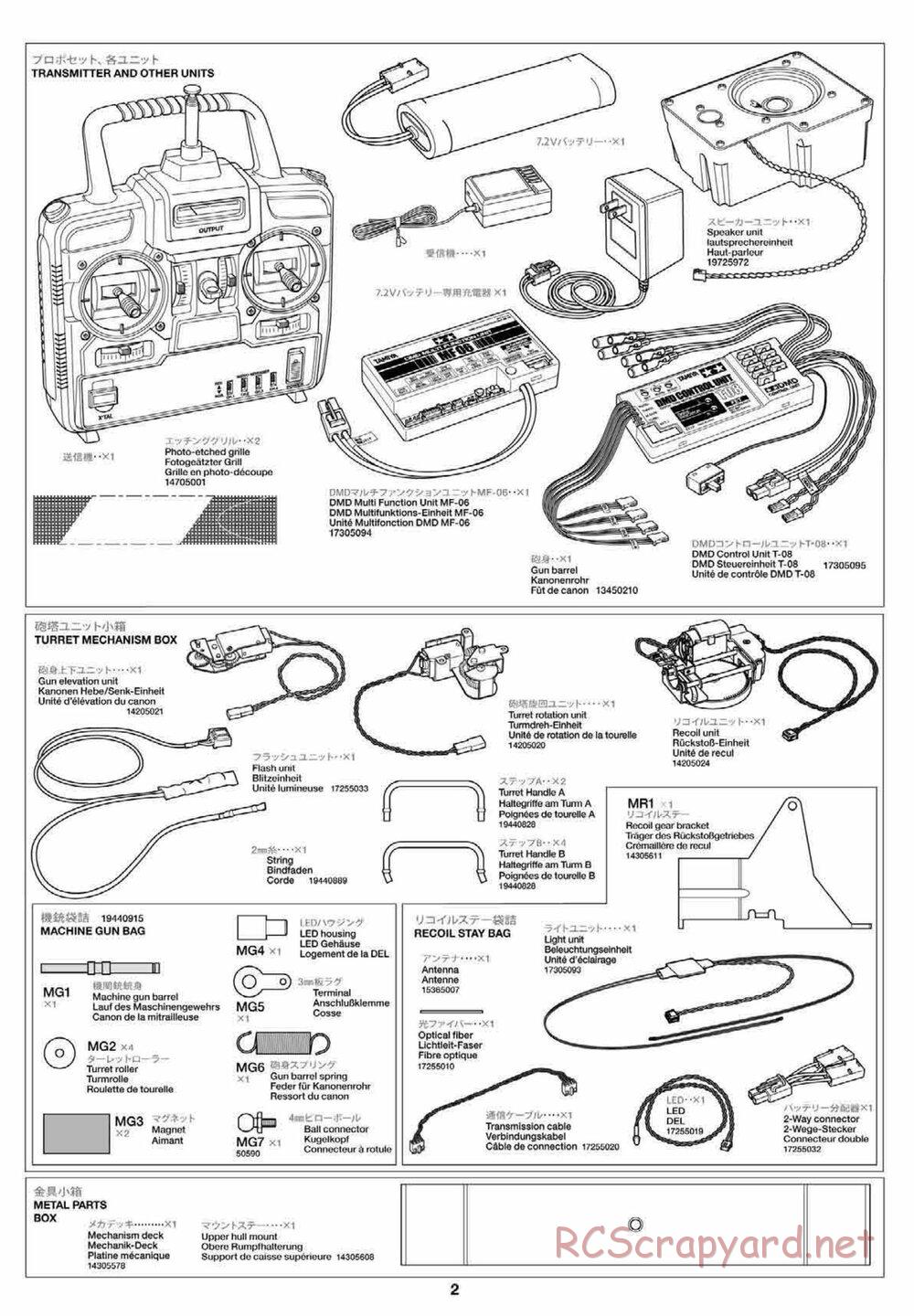 Tamiya - Russian Heavy Tank KV-2 Gigant - 1/16 Scale Chassis - Manual - Page 26