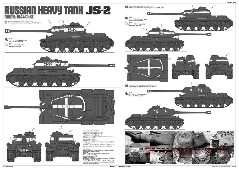 Tamiya - Russian Heavy Tank JS-2 1944 ChKZ - 1/16 Scale Chassis - Manual - Page 29