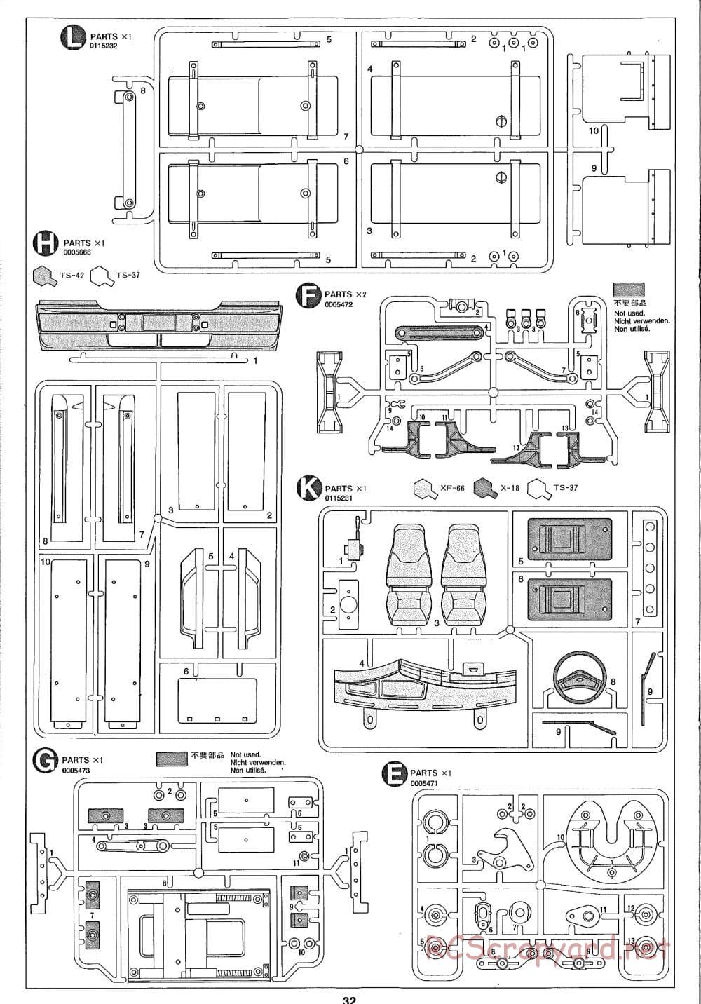 Tamiya - Ford Aeromax - Manual - Page 32