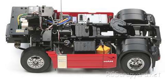 Tamiya - MAN TGX 18.540 4x2 XLX Tractor Truck Chassis