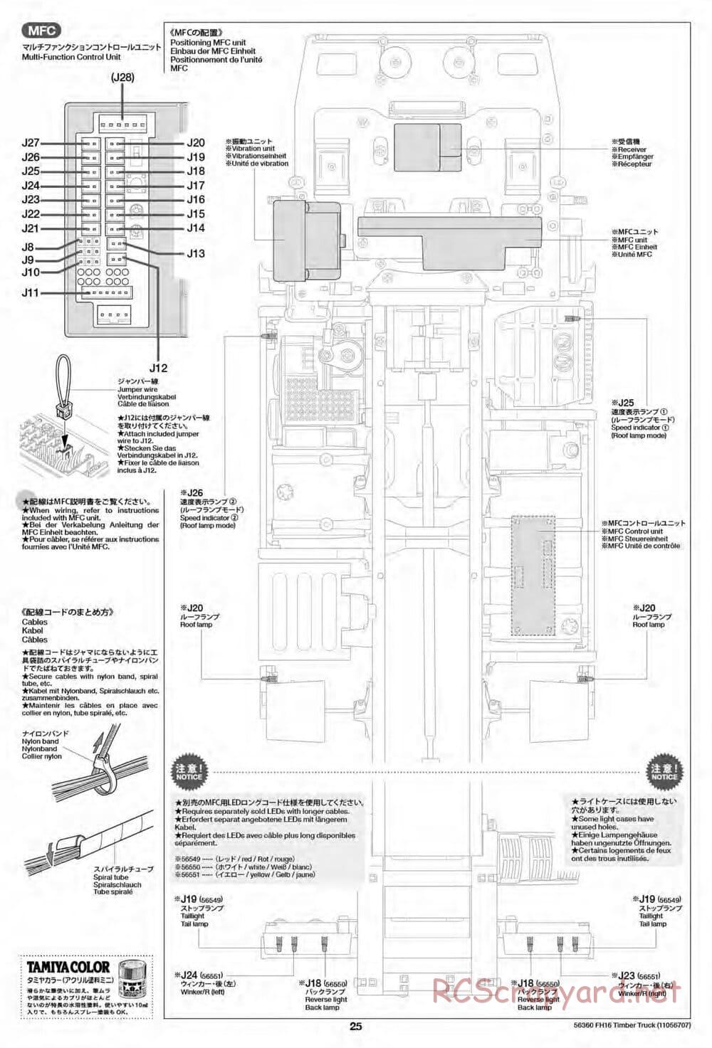 Tamiya - Volvo FH16 Globetrotter 750 6x4 Timber Truck - Manual - Page 25