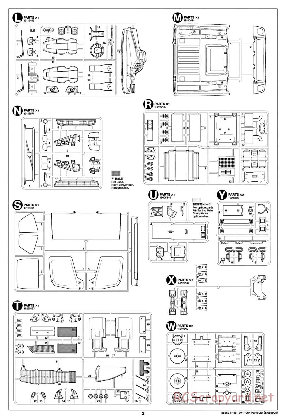 Tamiya - Volvo FH16 Globetrotter 750 8x4 Tow Truck - Manual - Page 58