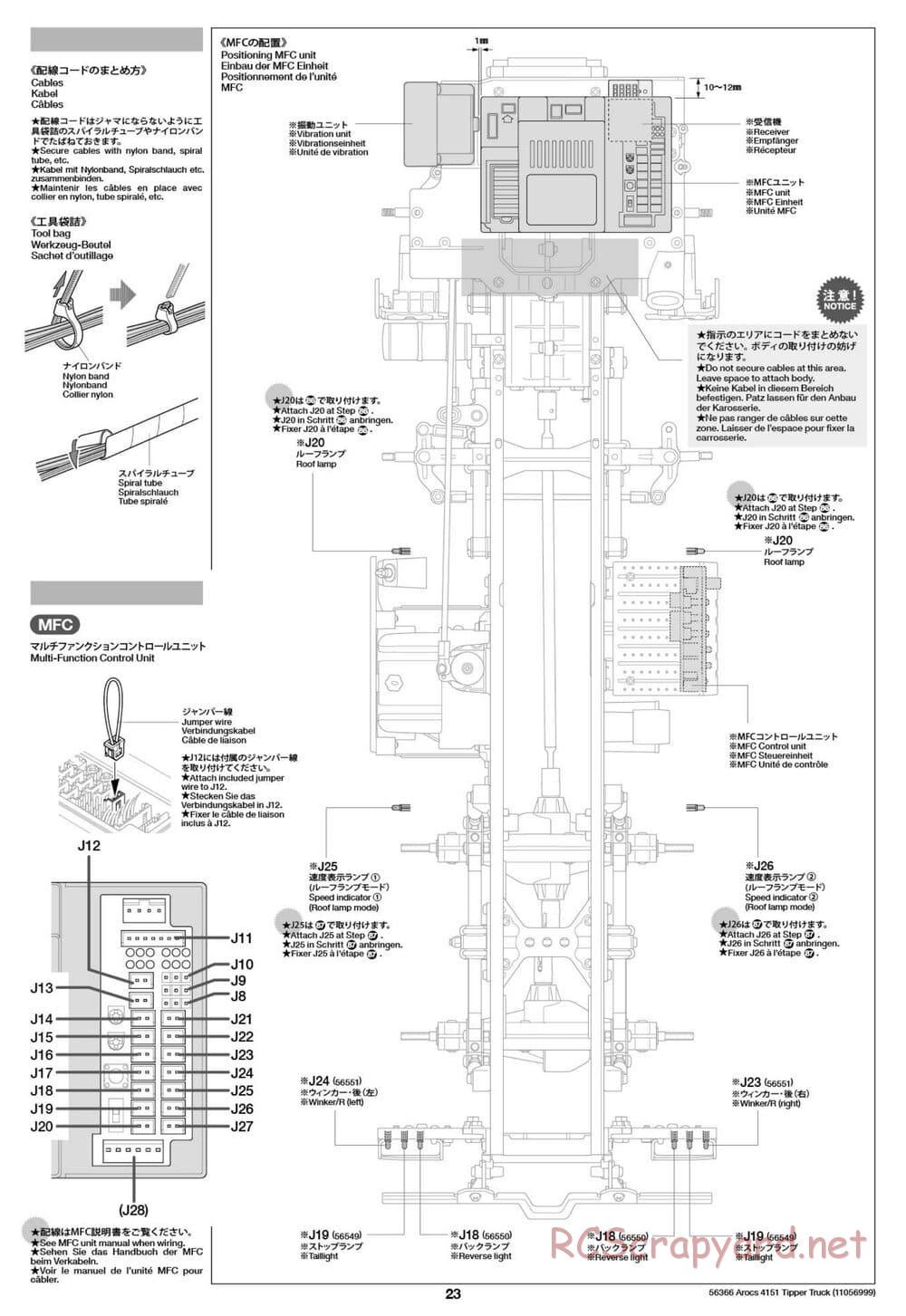 Tamiya - Mercedes-Benz Arocs 4151 8x4 Tipper Truck - Manual - Page 24