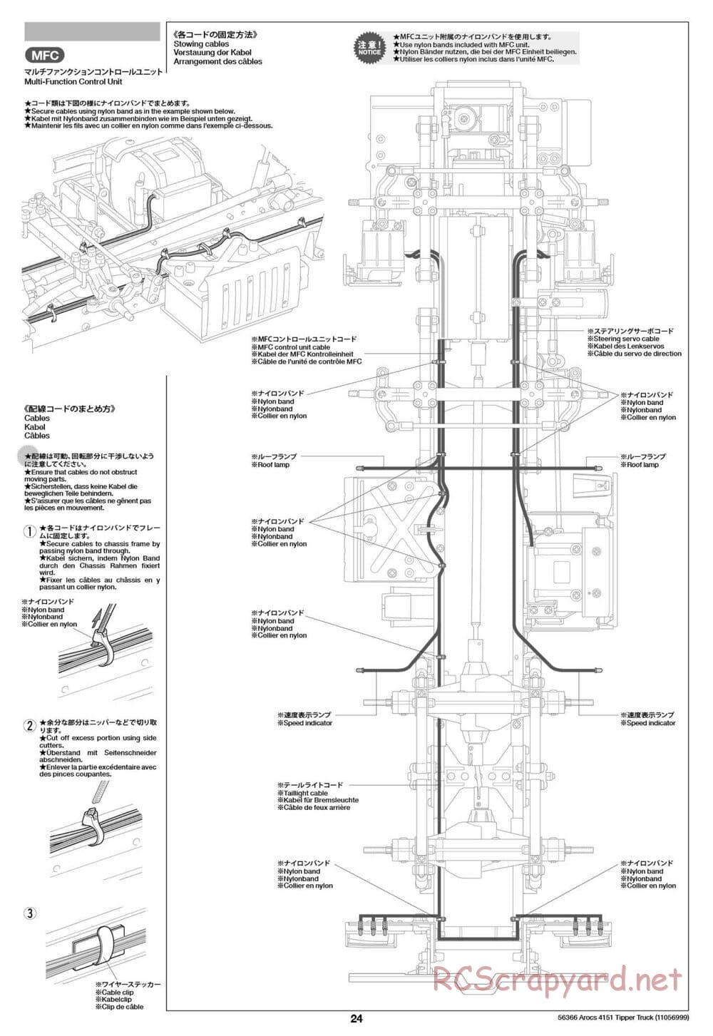 Tamiya - Mercedes-Benz Arocs 4151 8x4 Tipper Truck - Manual - Page 25