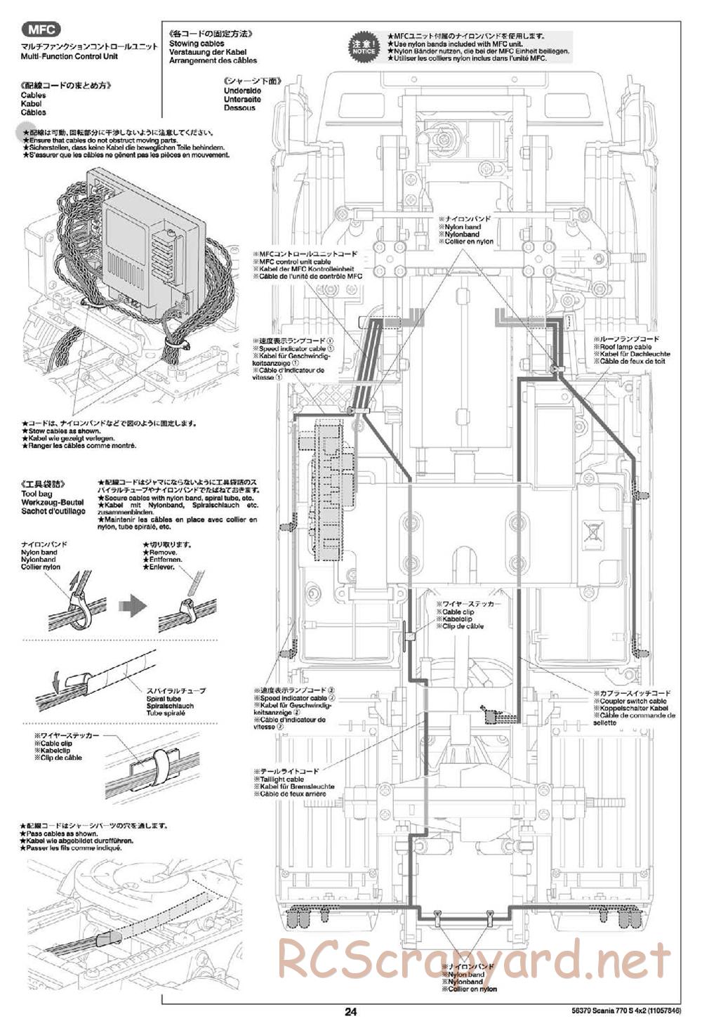 Tamiya - Scania 770S 4x2 Chassis - Manual - Page 24