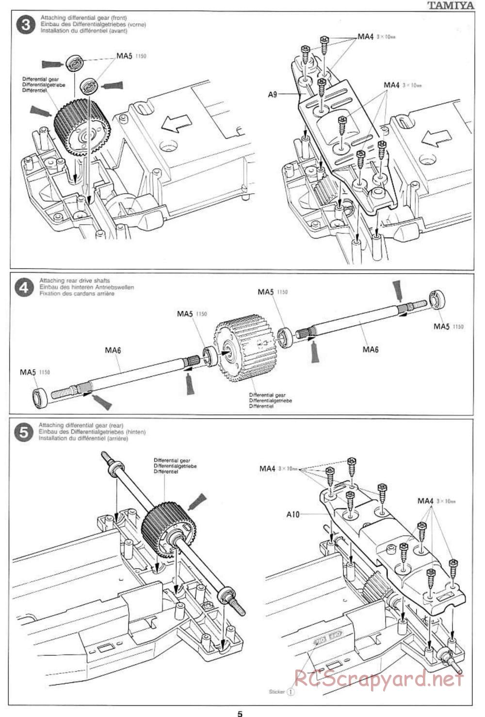Tamiya - Voltec Fighter - Boy's 4WD Chassis - Manual - Page 5