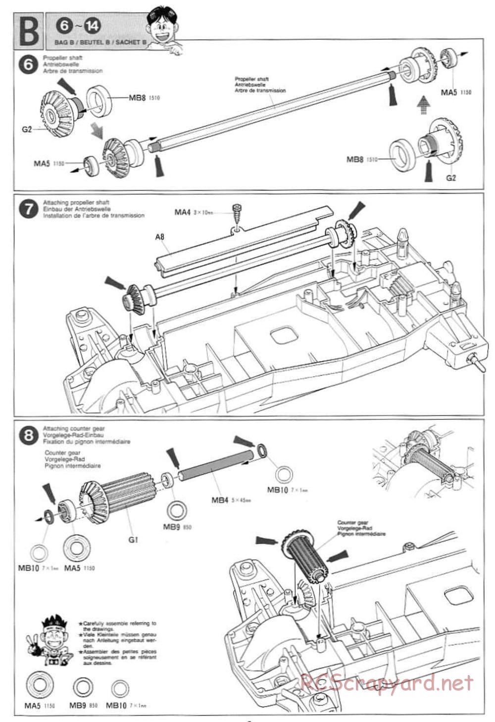 Tamiya - Voltec Fighter - Boy's 4WD Chassis - Manual - Page 6