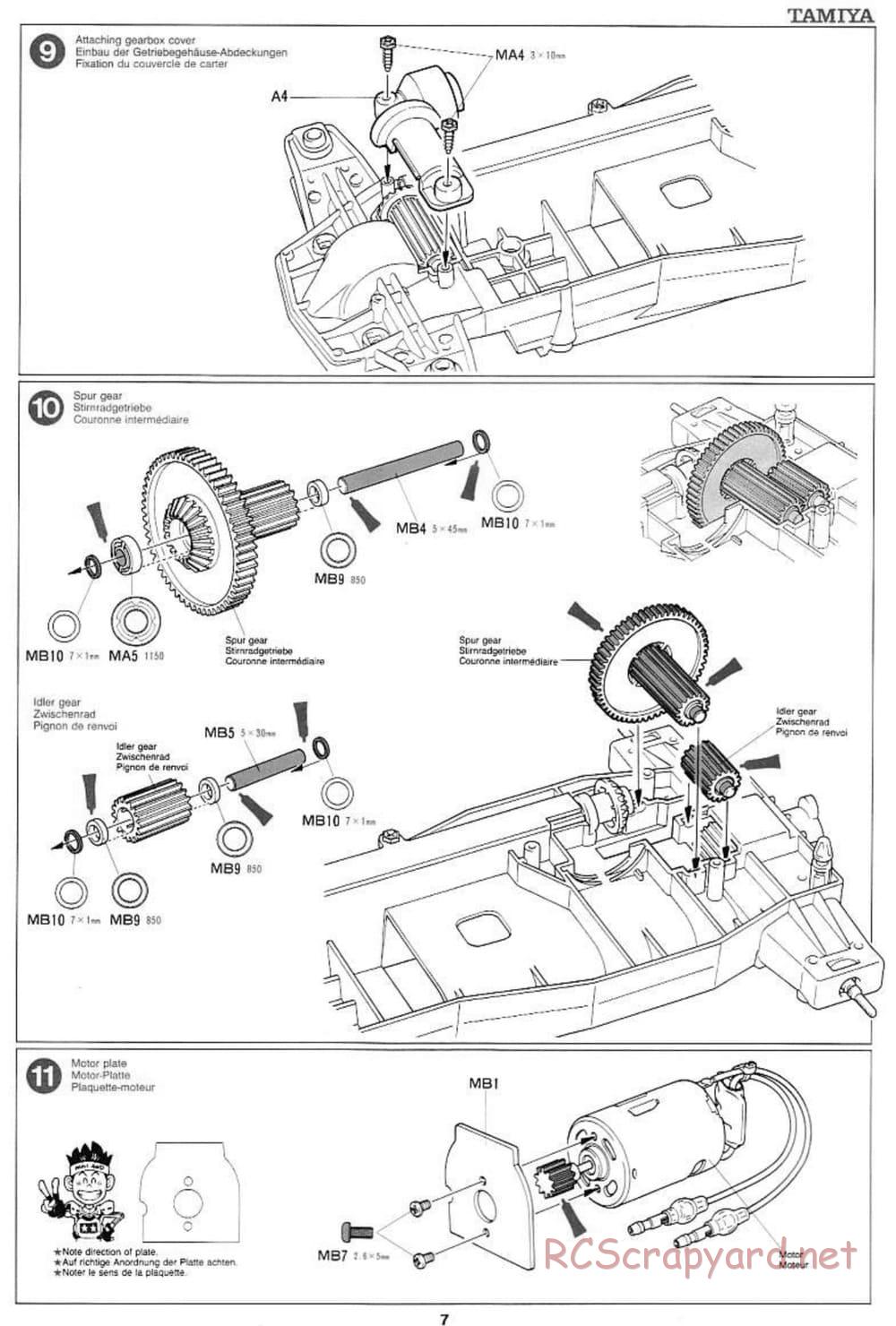 Tamiya - Voltec Fighter - Boy's 4WD Chassis - Manual - Page 7