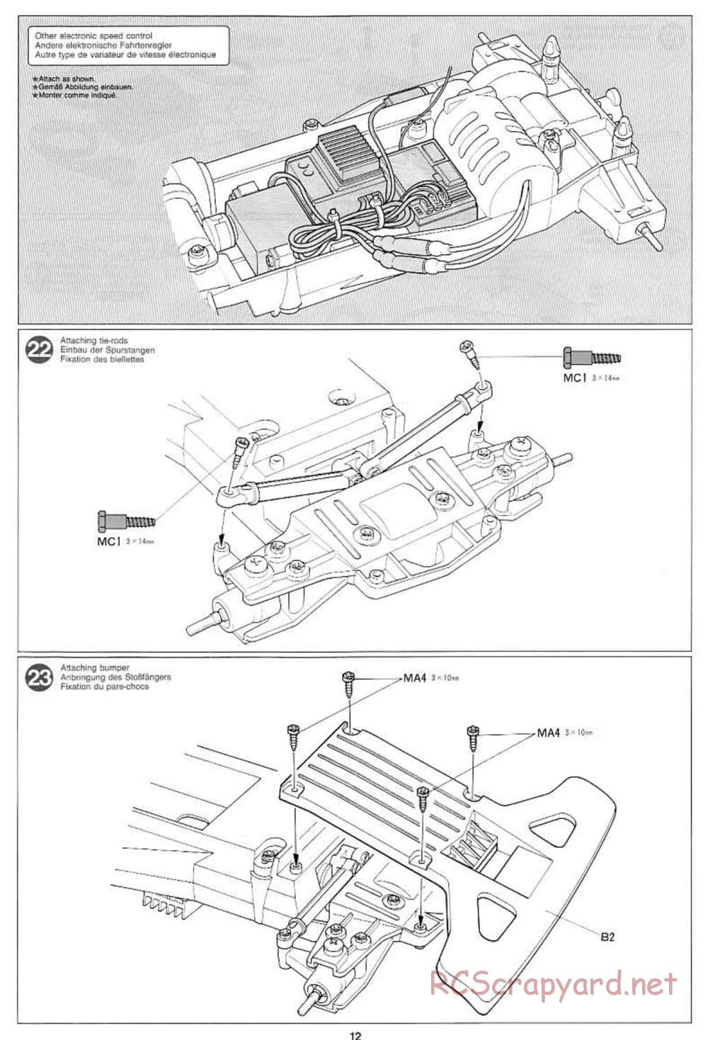 Tamiya - Voltec Fighter - Boy's 4WD Chassis - Manual - Page 12