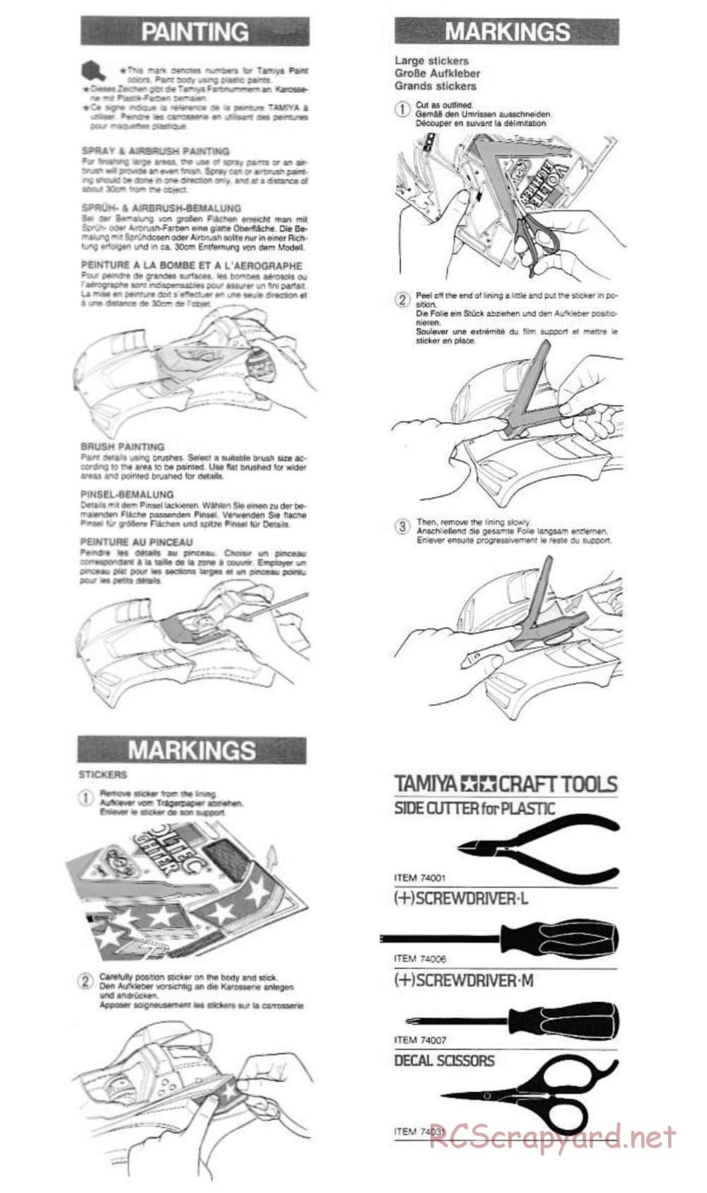Tamiya - Voltec Fighter - Boy's 4WD Chassis - Manual - Page 23