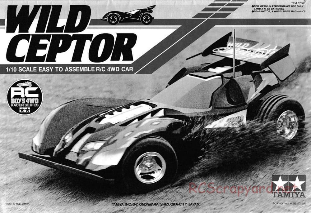 Tamiya - Wild Ceptor - Boy's 4WD Chassis - Manual - Page 1