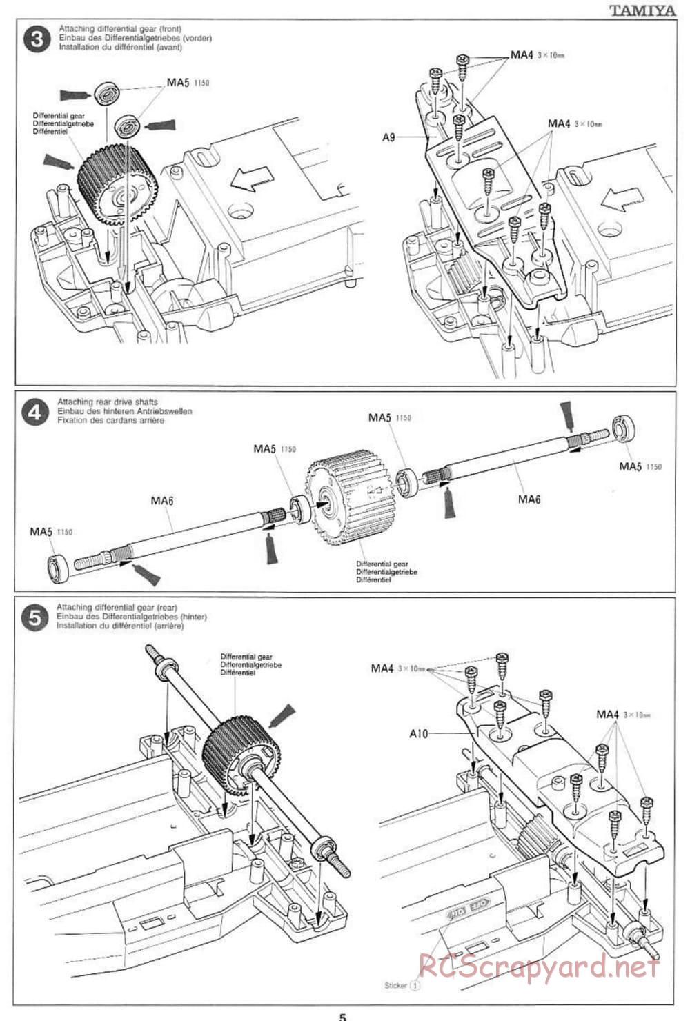 Tamiya - Wild Ceptor - Boy's 4WD Chassis - Manual - Page 5