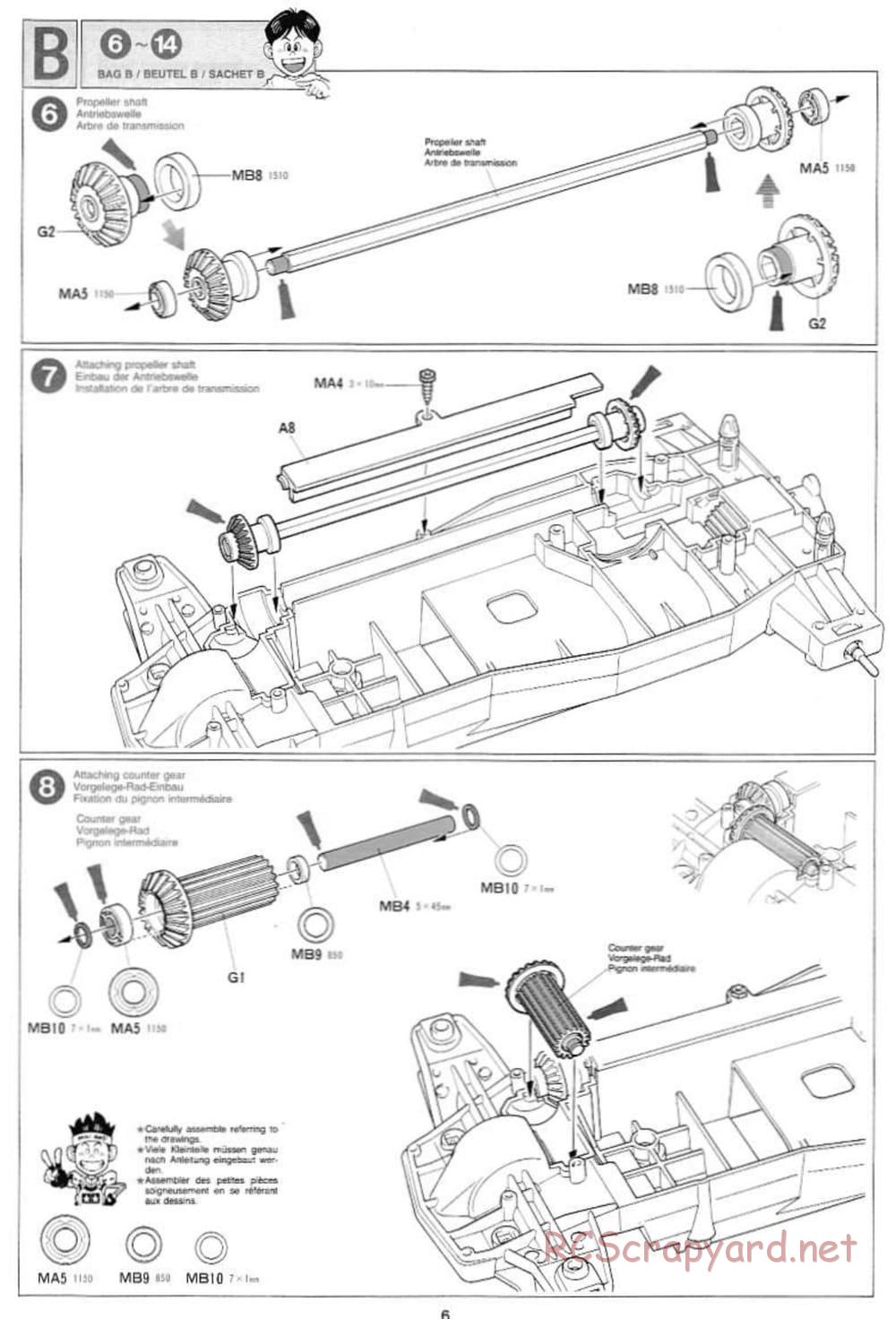 Tamiya - Wild Ceptor - Boy's 4WD Chassis - Manual - Page 6