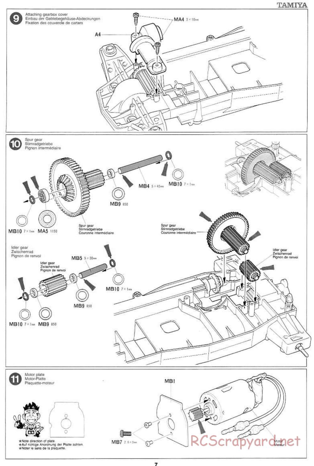 Tamiya - Wild Ceptor - Boy's 4WD Chassis - Manual - Page 7