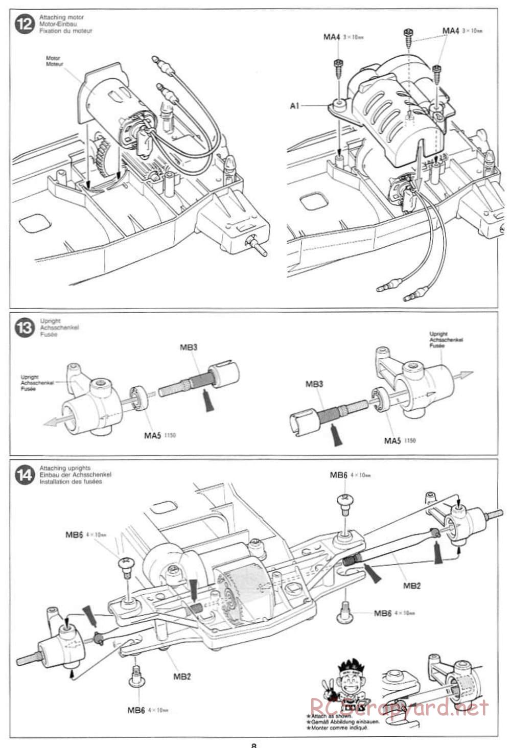 Tamiya - Wild Ceptor - Boy's 4WD Chassis - Manual - Page 8
