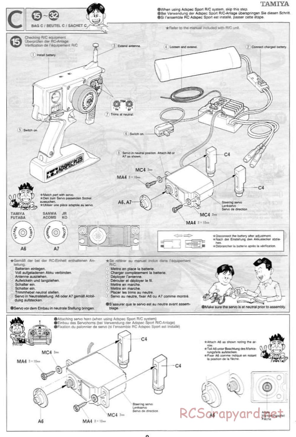 Tamiya - Wild Ceptor - Boy's 4WD Chassis - Manual - Page 9