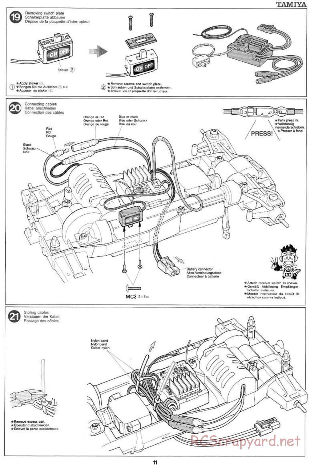 Tamiya - Wild Ceptor - Boy's 4WD Chassis - Manual - Page 11