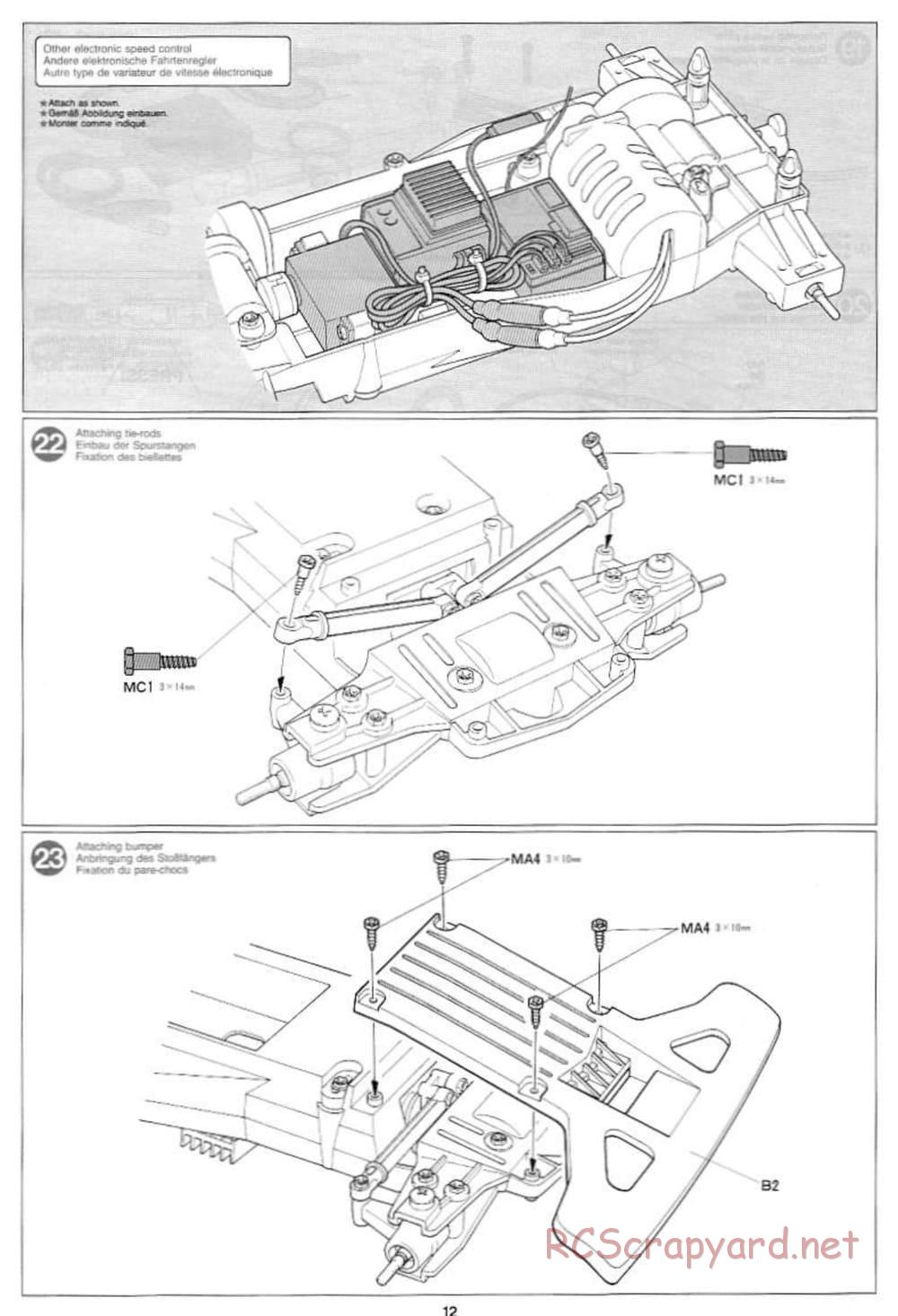 Tamiya - Wild Ceptor - Boy's 4WD Chassis - Manual - Page 12