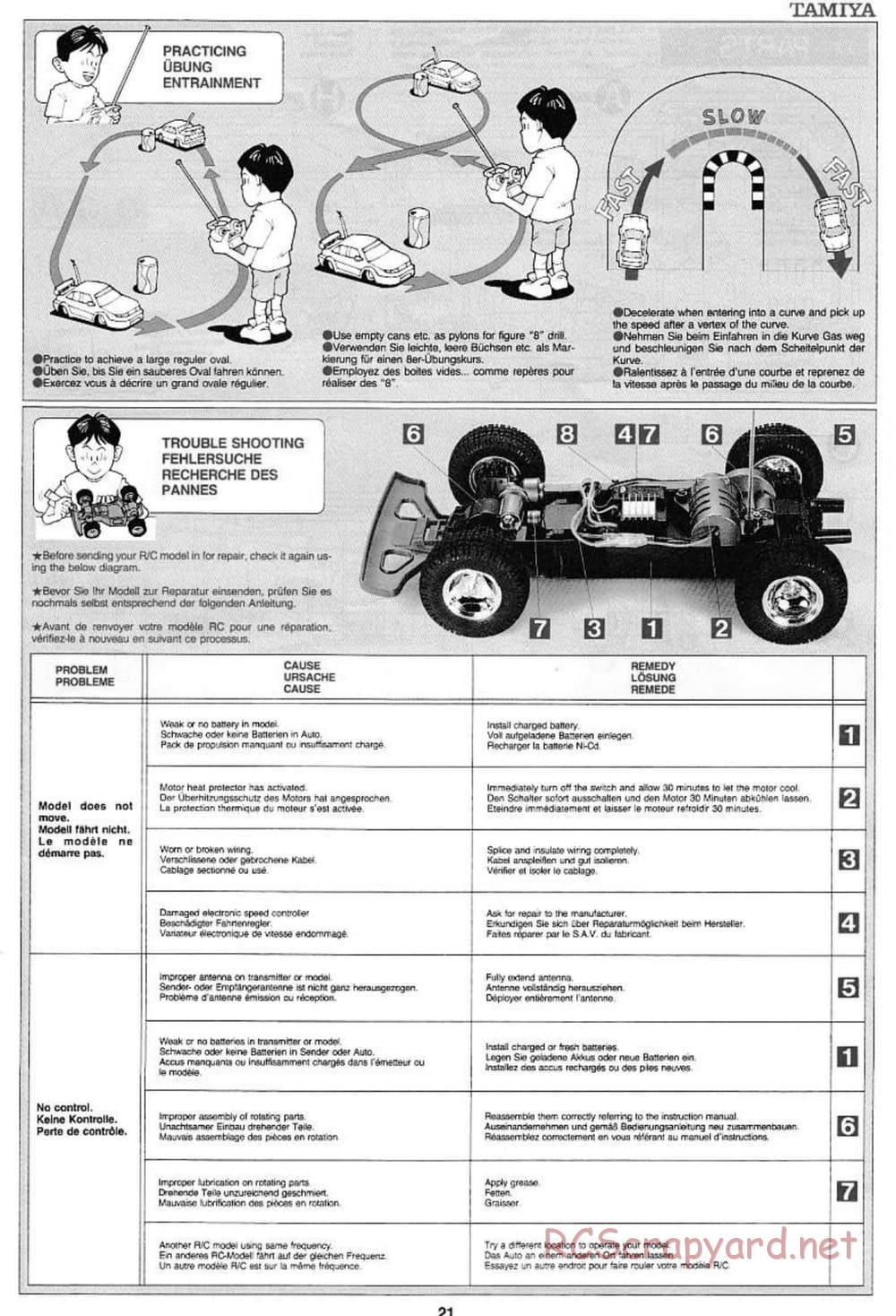 Tamiya - Wild Ceptor - Boy's 4WD Chassis - Manual - Page 21