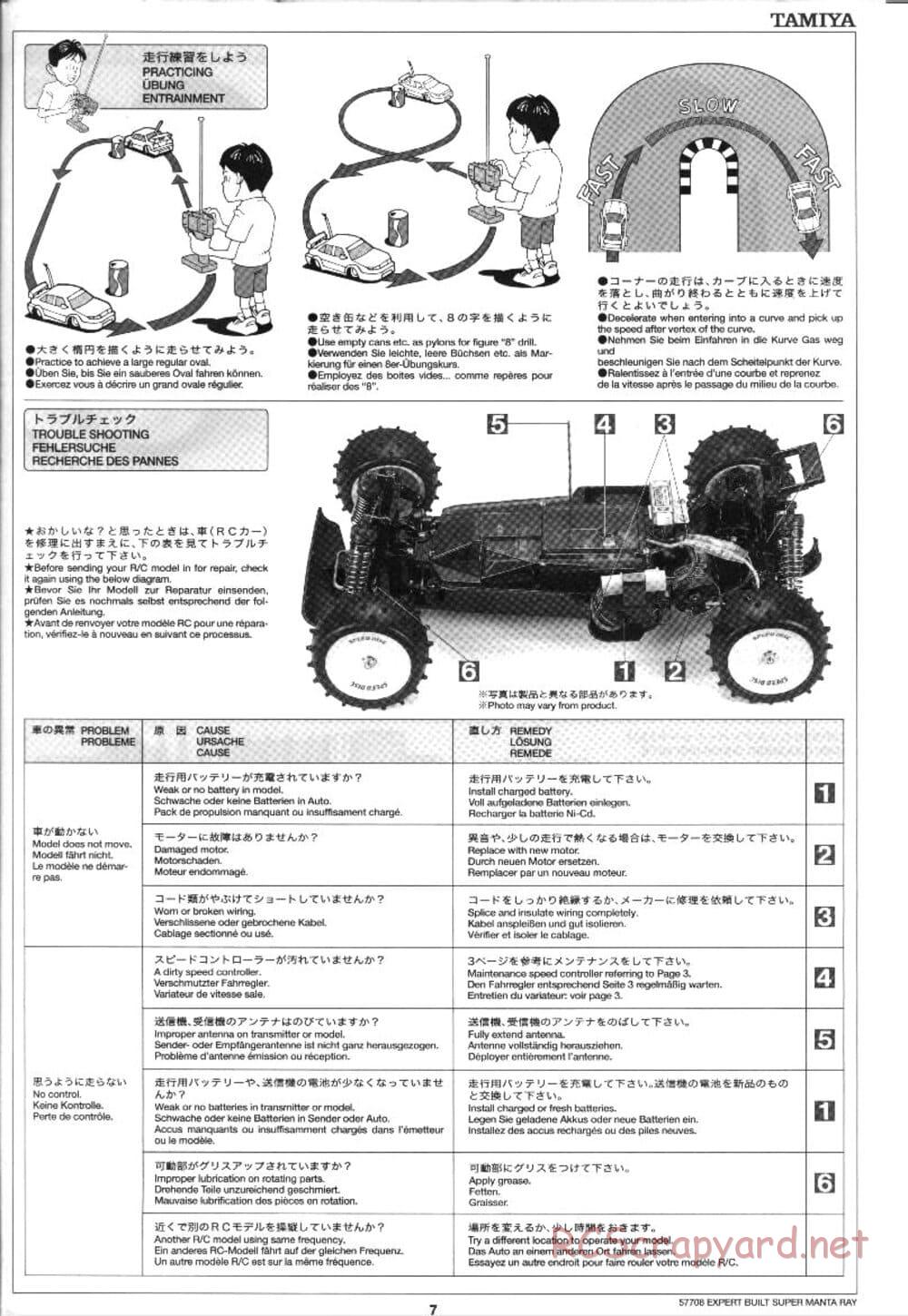 Tamiya - XB Super Manta Ray - DF-01 Chassis - Manual - Page 7