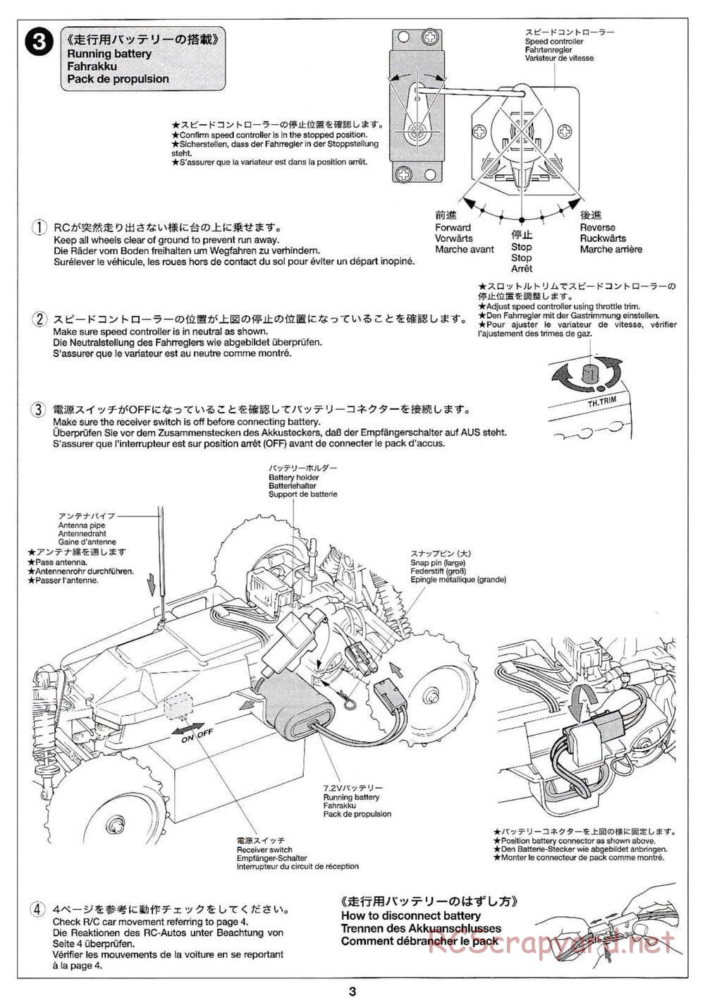 Tamiya - XB Neo Top-Force - DF-01 Chassis - Manual - Page 3