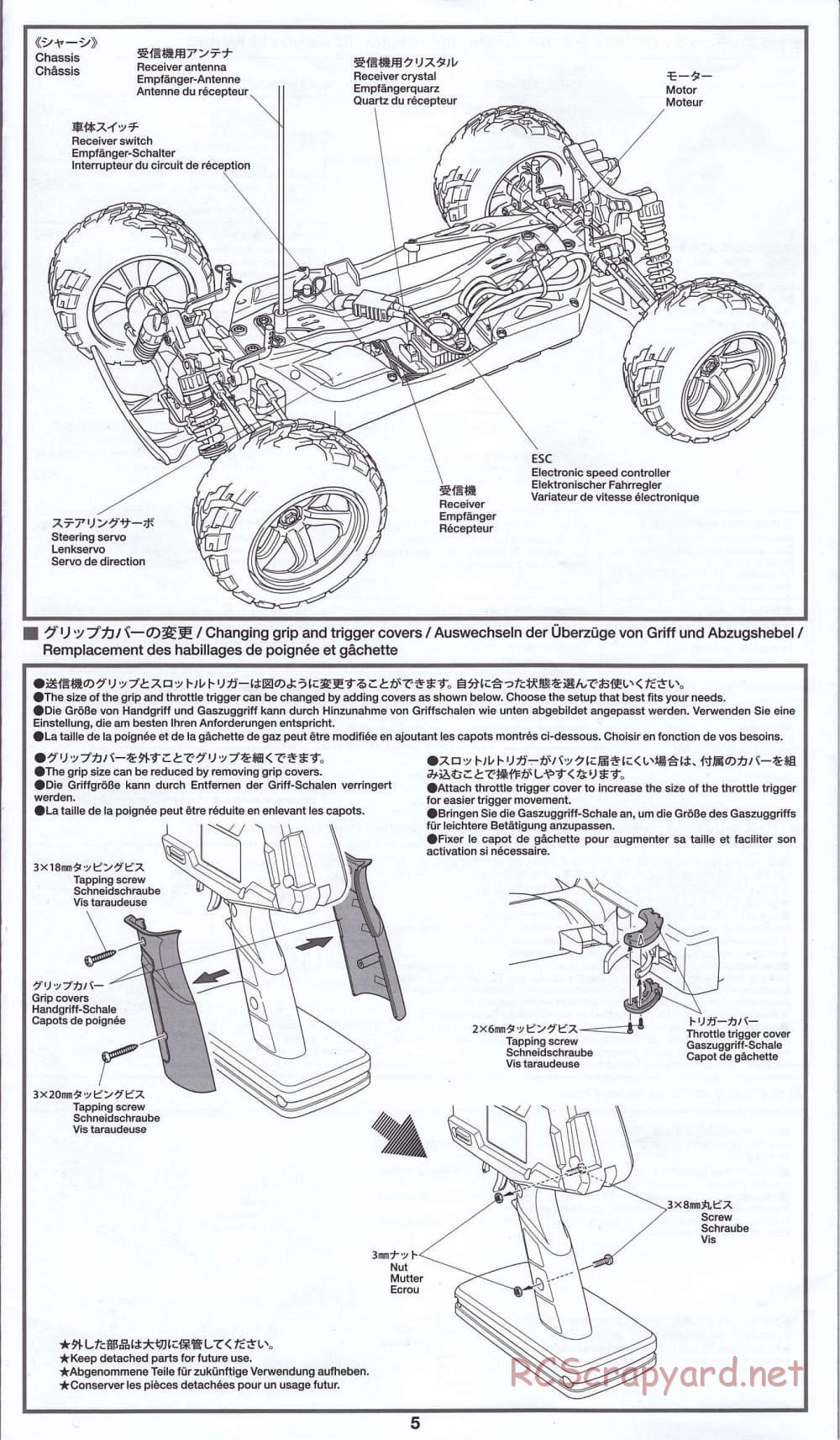 Tamiya - XB Super Levant - TB-01 Chassis - Manual - Page 5