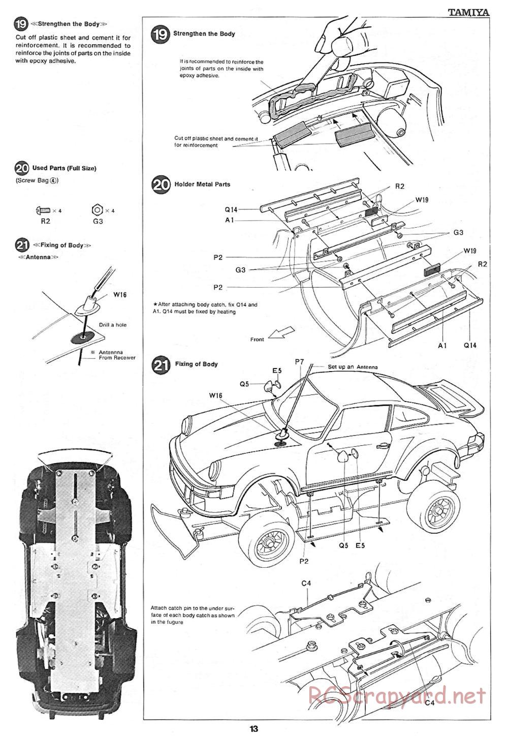 Tamiya - Porsche 934 Turbo RSR - 58001 - Manual - Page 13