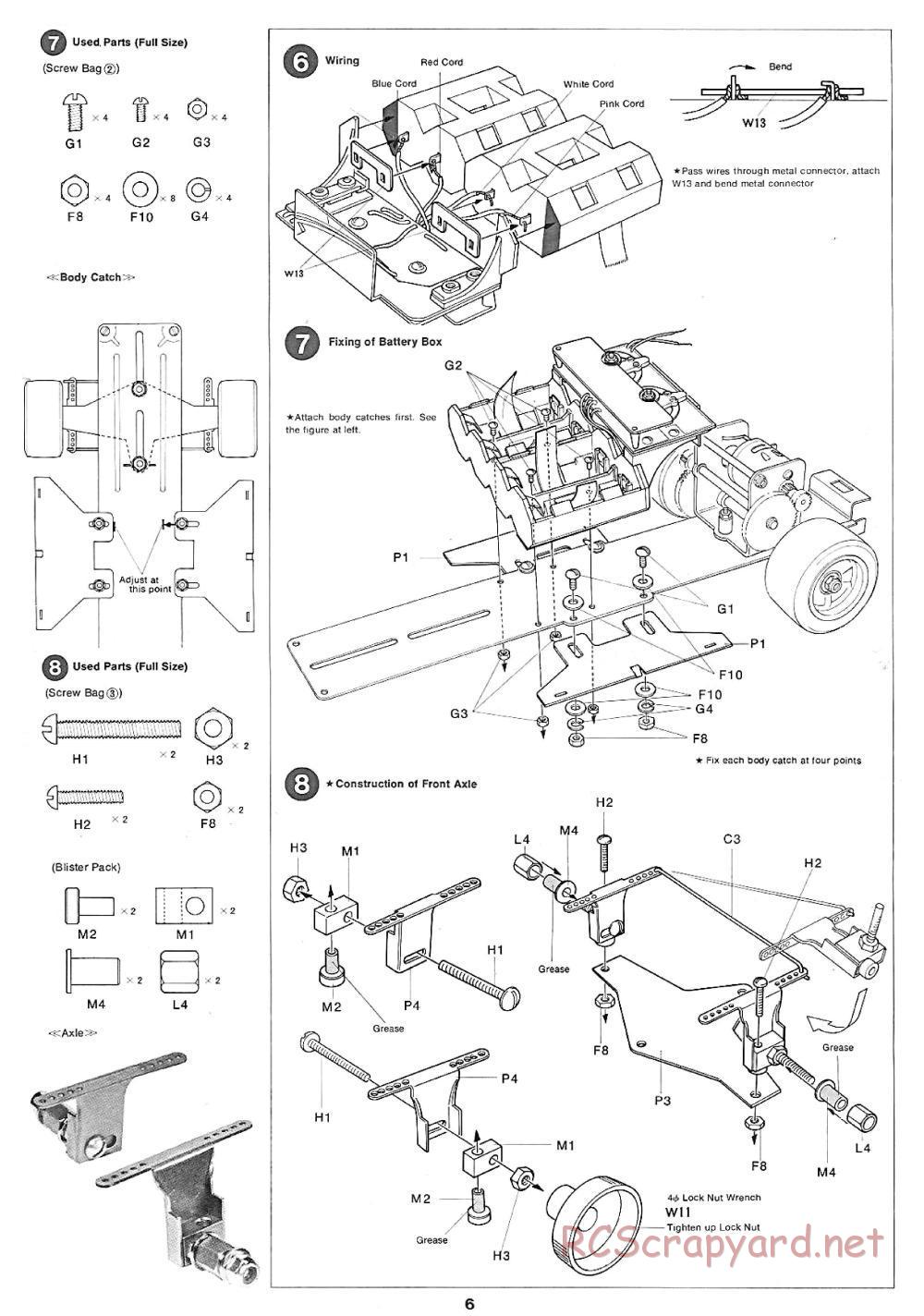 Tamiya - Porsche 934 Turbo RSR - 58001 - Manual - Page 6