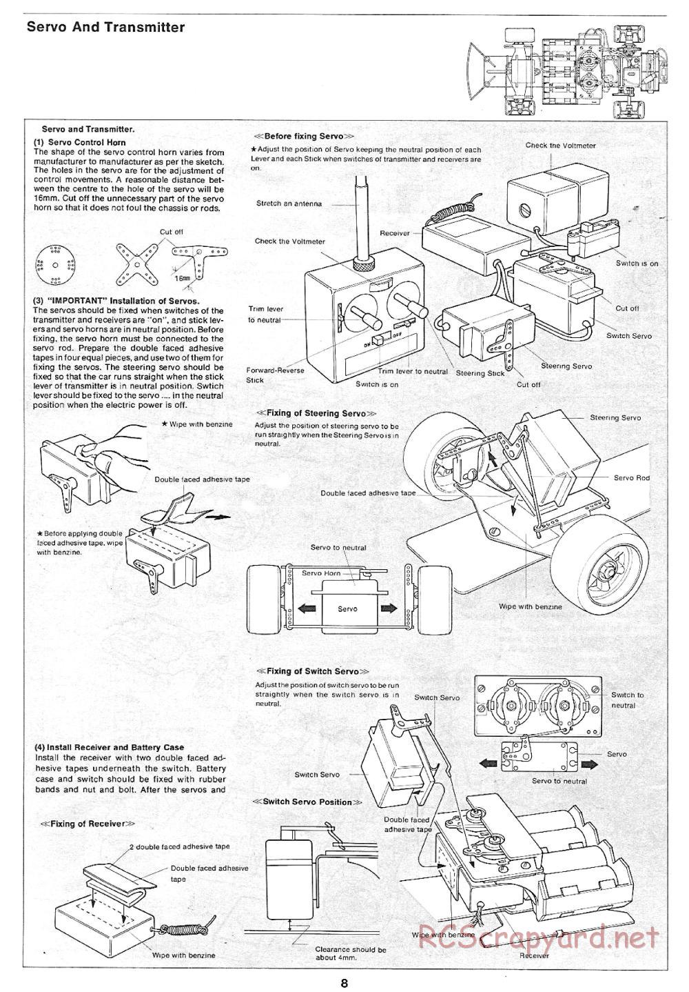 Tamiya - Porsche 934 Turbo RSR - 58001 - Manual - Page 8