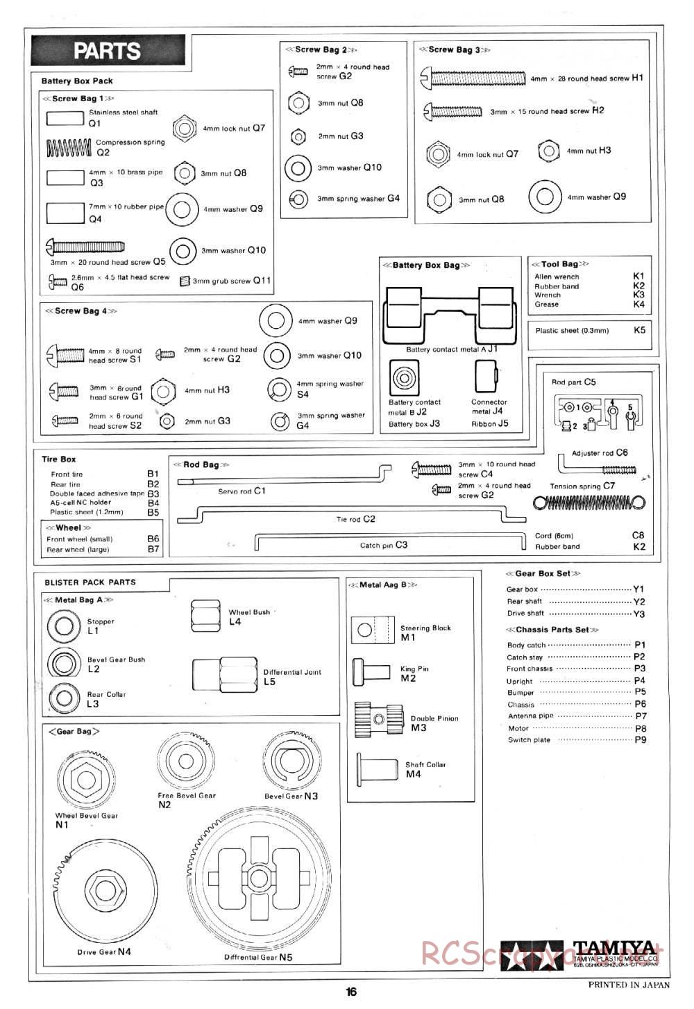 Tamiya - Martini Porsche 935 Turbo - 58002 - Manual - Page 16