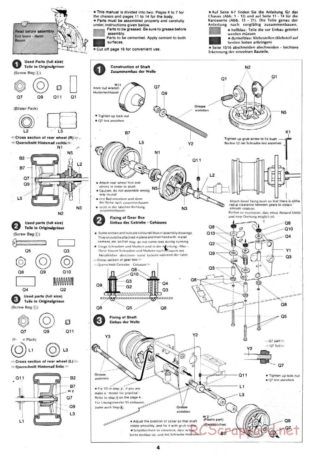 Tamiya - Martini Porsche 935 Turbo - 58002 - Manual - Page 4