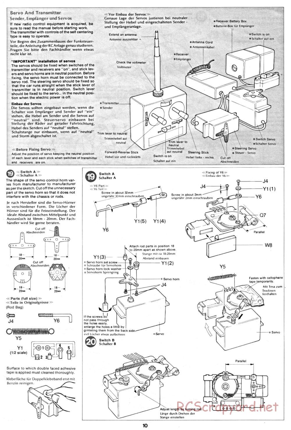 Tamiya - XR311 Combat Support Vehicle (1977) Chassis - Manual - Page 10