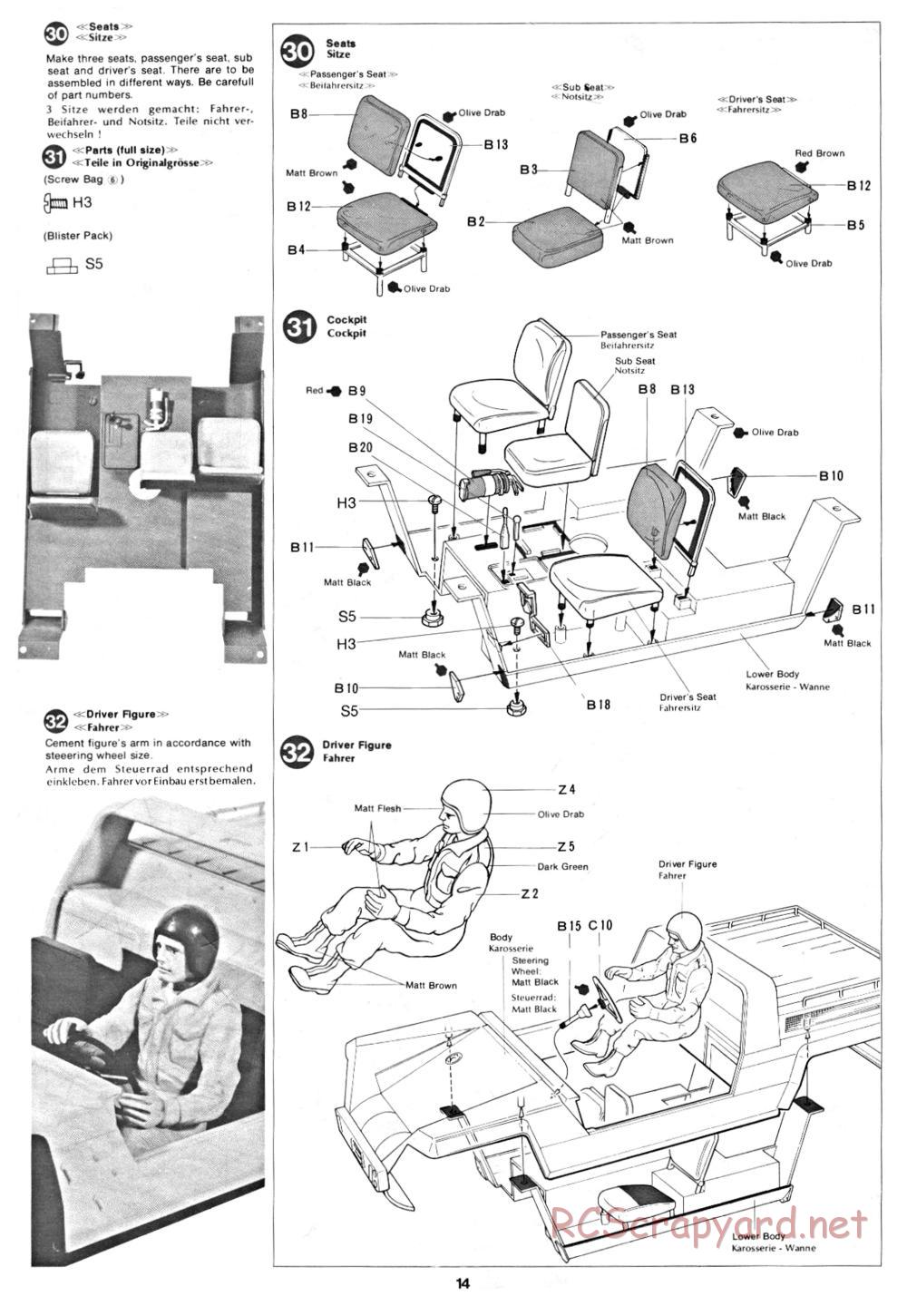 Tamiya - XR311 Combat Support Vehicle (1977) Chassis - Manual - Page 14