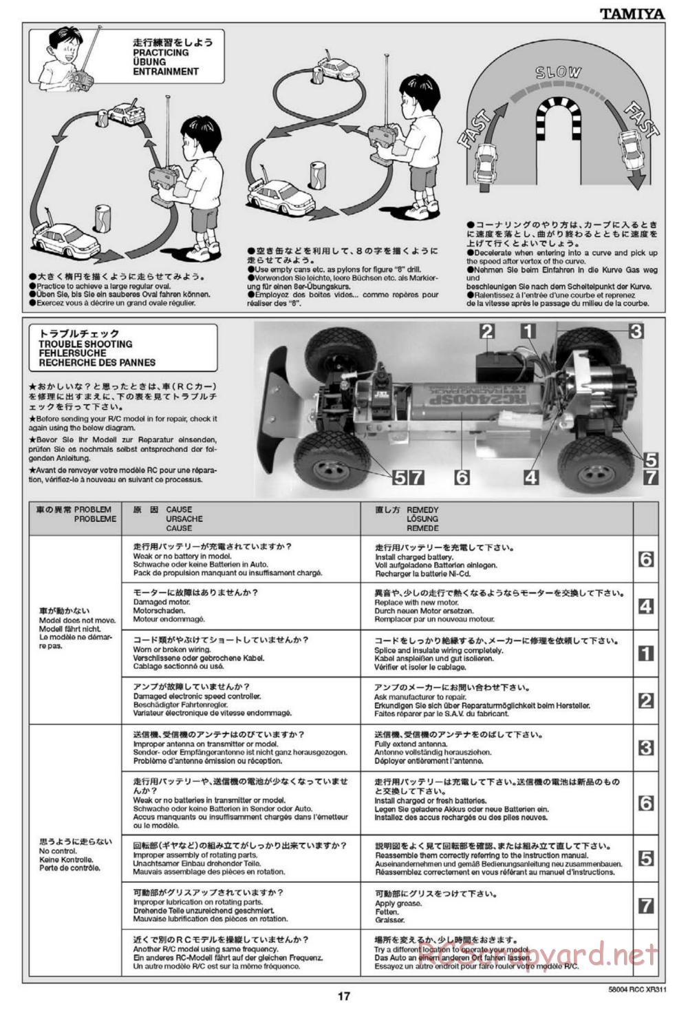 Tamiya - XR311 Combat Support Vehicle (2012) Chassis - Manual - Page 17