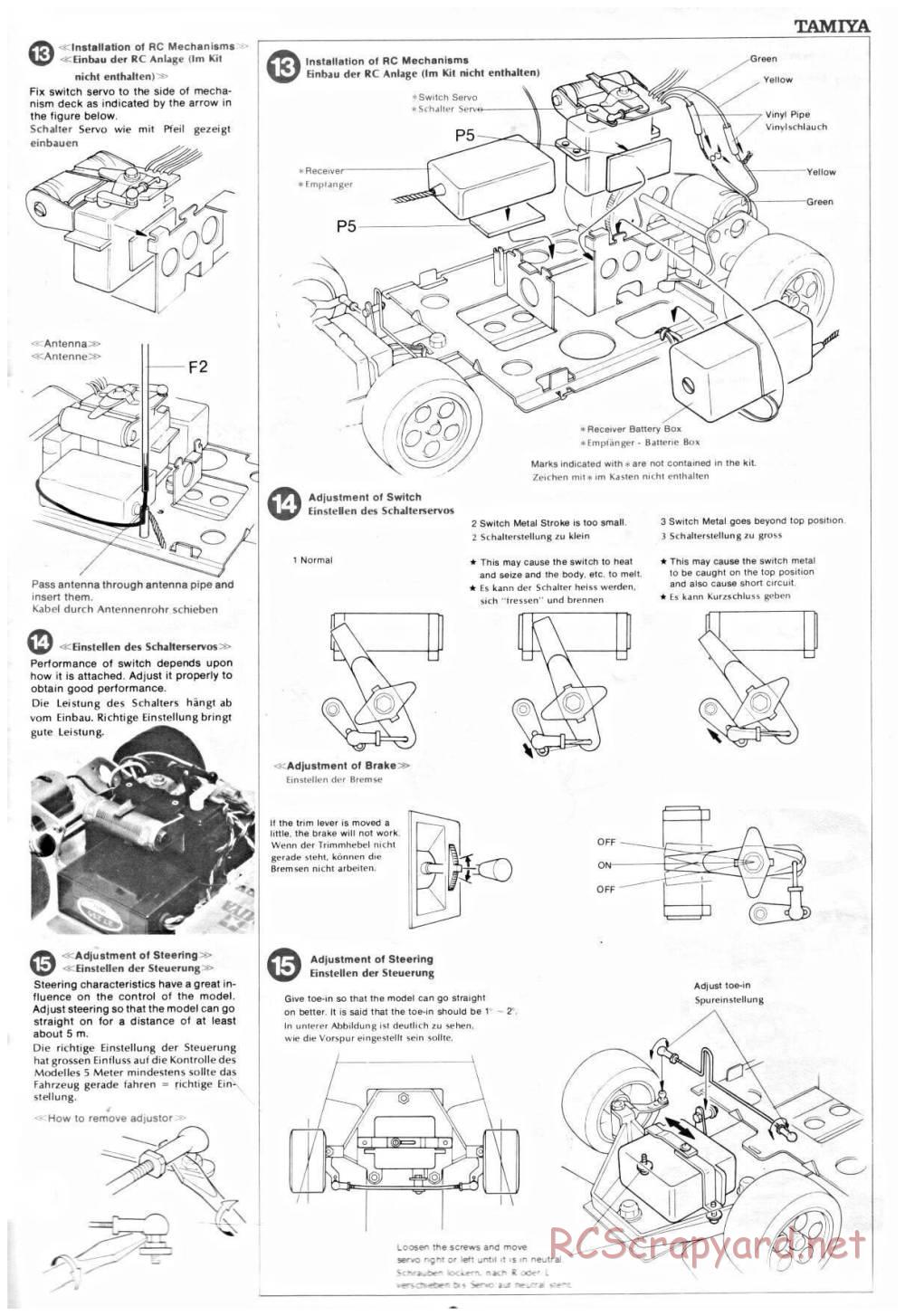 Tamiya - Lmbrghni Countach LP500S - 58005 - Manual - Page 9