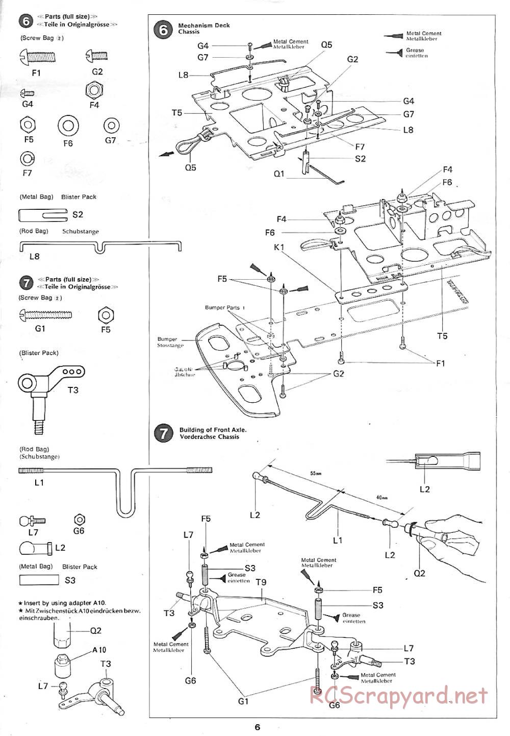 Tamiya - Martini Porsche 936 Turbo - 58006 - Manual - Page 6