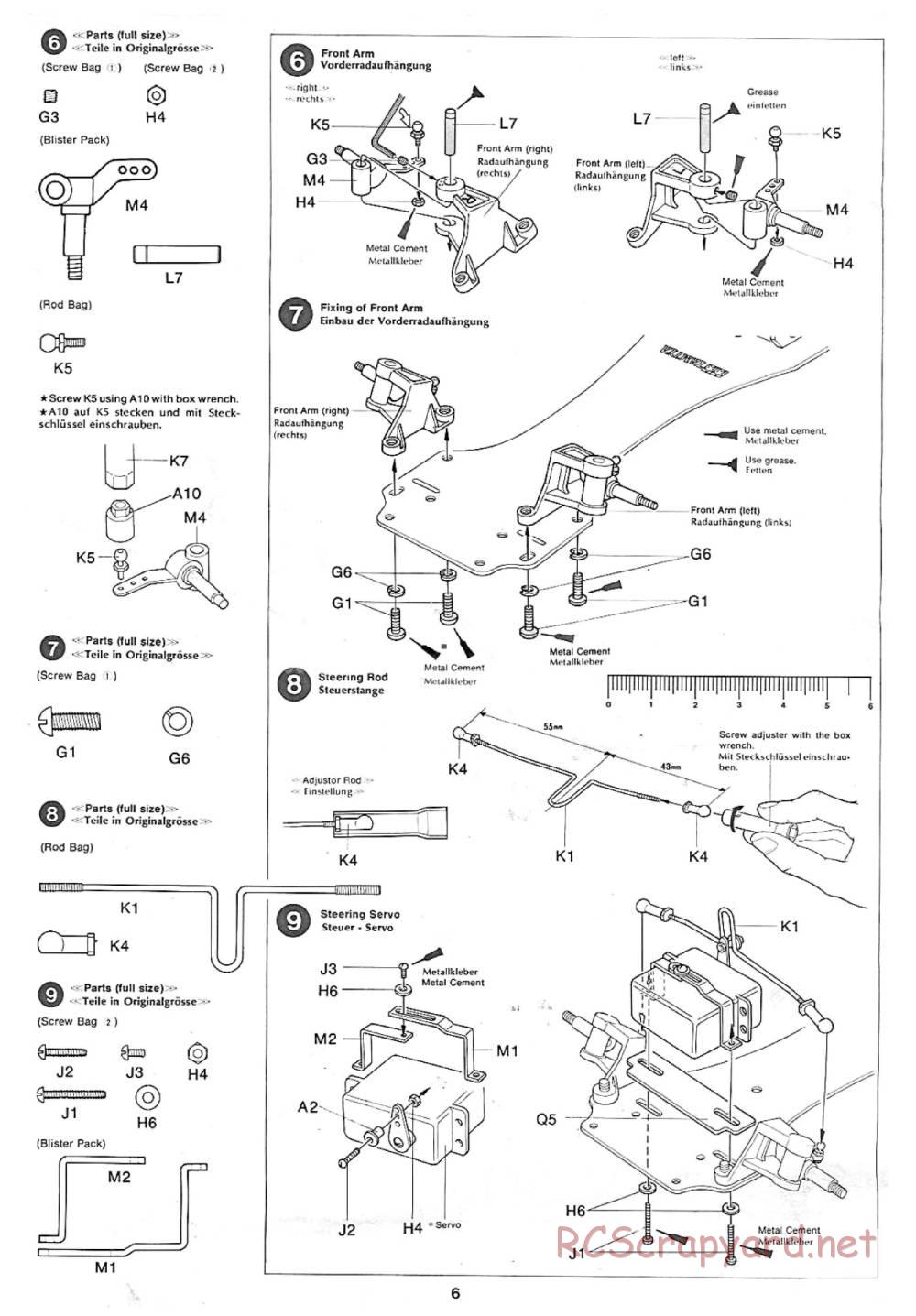 Tamiya - Lmbrghni Countach LP500S (CS) - 58008 - Manual - Page 6