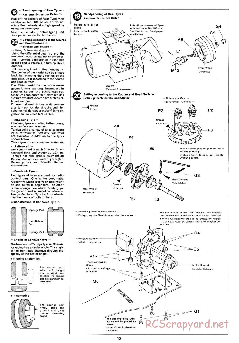 Tamiya - Lmbrghni Countach LP500S (CS) - 58008 - Manual - Page 10