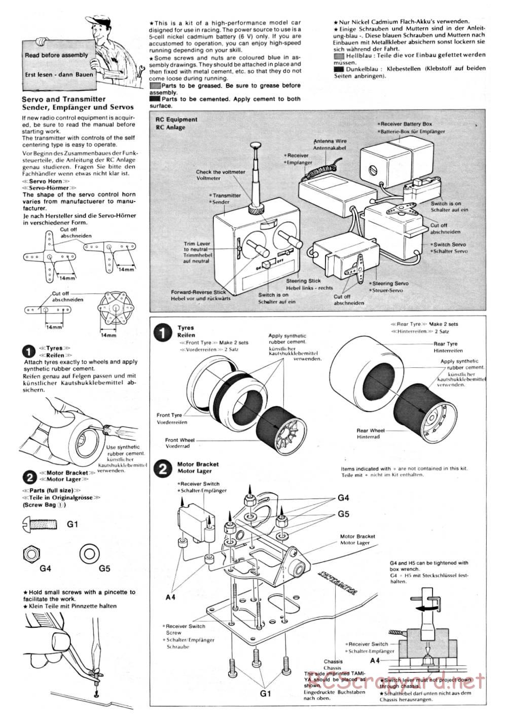 Tamiya - Toyota Celica LB Turbo Gr.5 (CS) - 58009 - Manual - Page 4