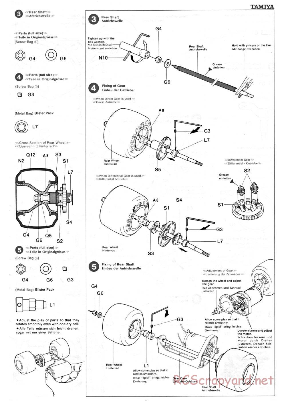 Tamiya - Ligier JS9 Matra - 58010 - Manual - Page 5