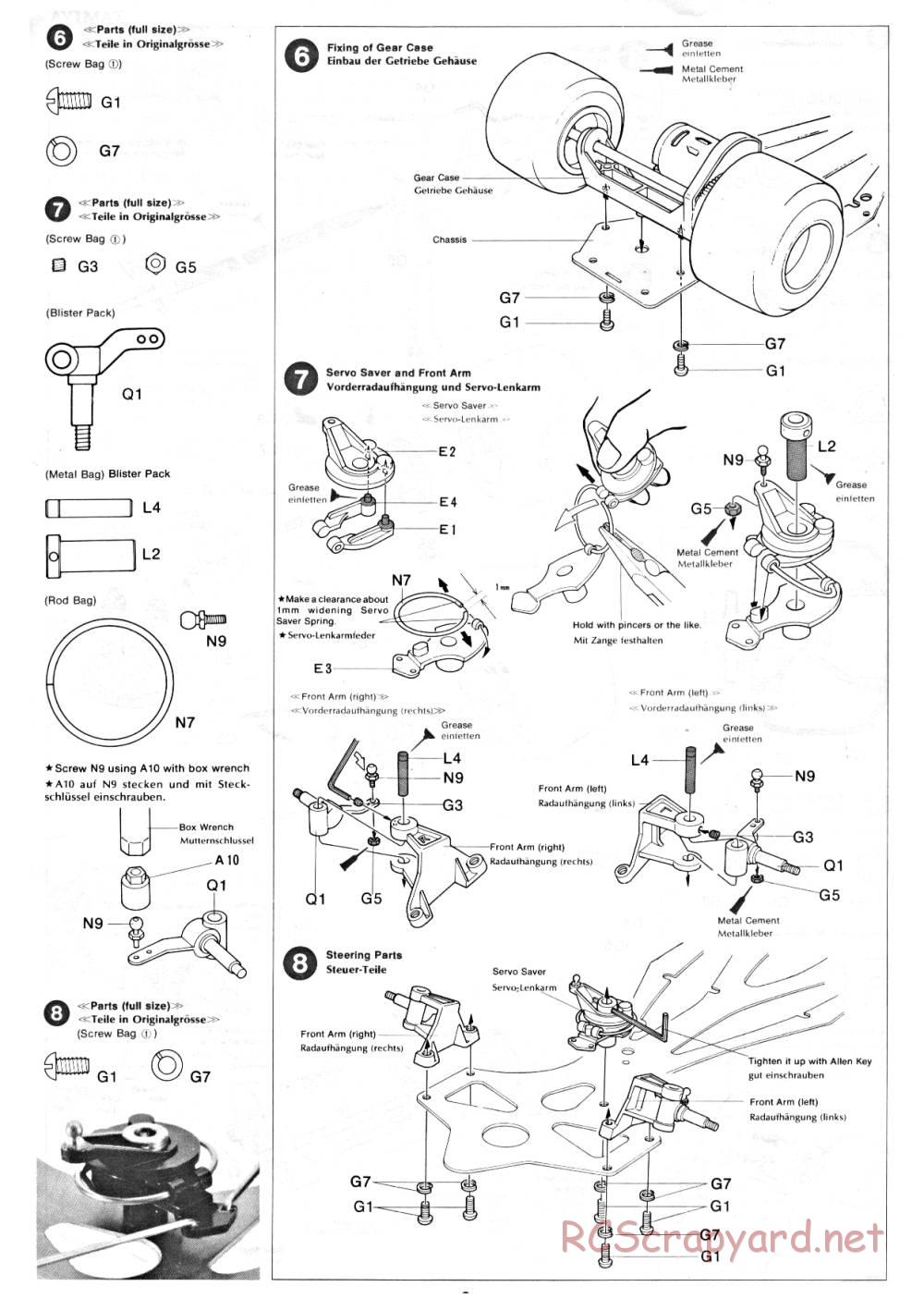Tamiya - Ligier JS9 Matra - 58010 - Manual - Page 6