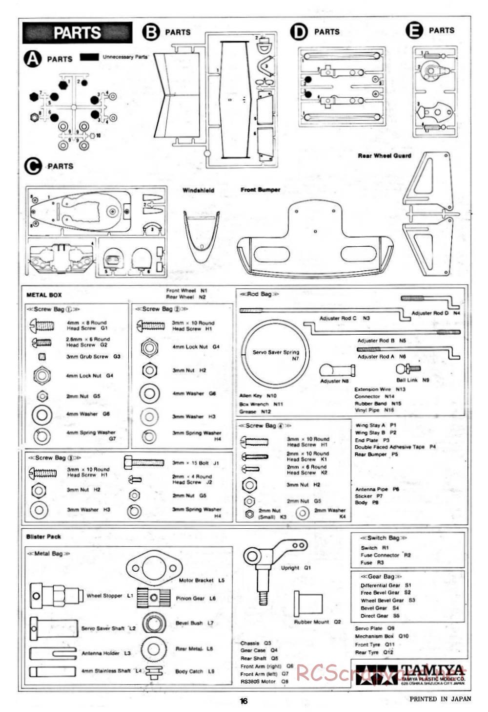 Tamiya - Ferrari 312T3 - 58011 - Manual - Page 16