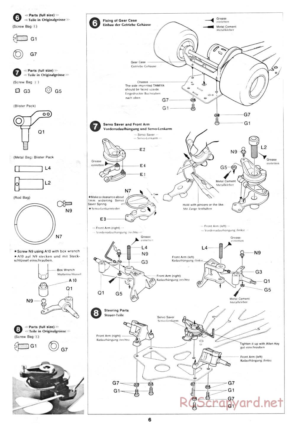 Tamiya - Ferrari 312T3 - 58011 - Manual - Page 6