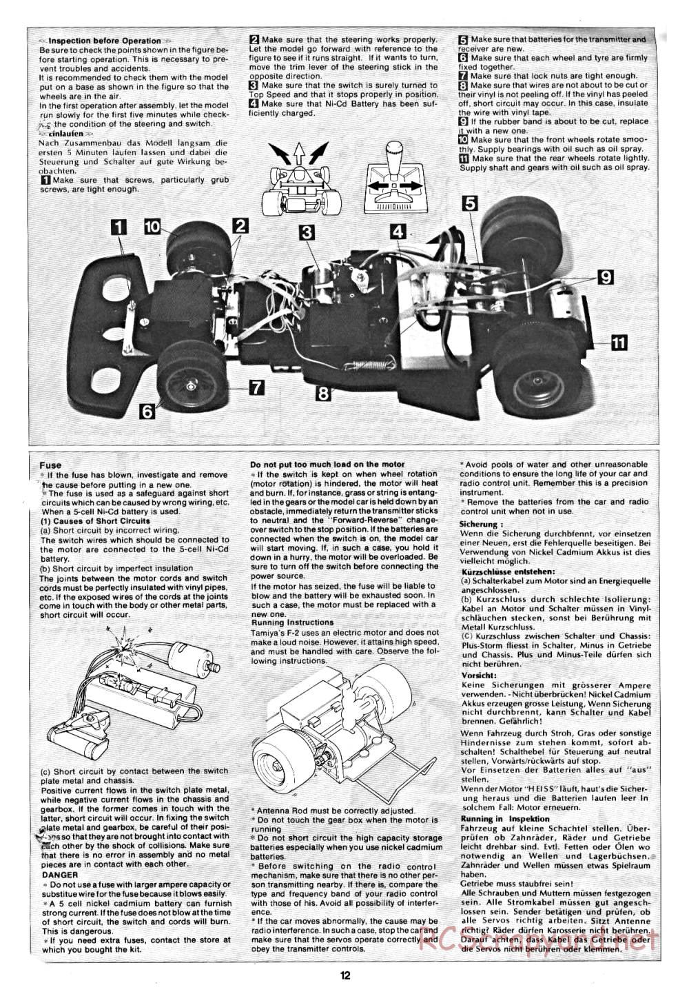 Tamiya - March 782 BMW (F2) - 58013 - Manual - Page 12