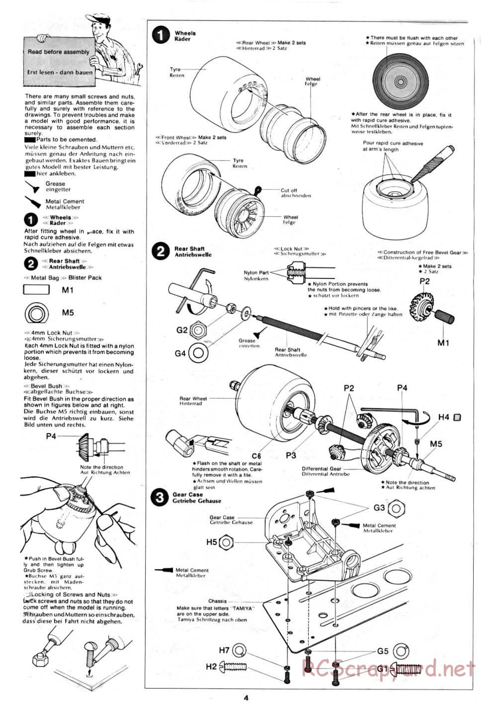 Tamiya - March 782 BMW (F2) - 58013 - Manual - Page 4