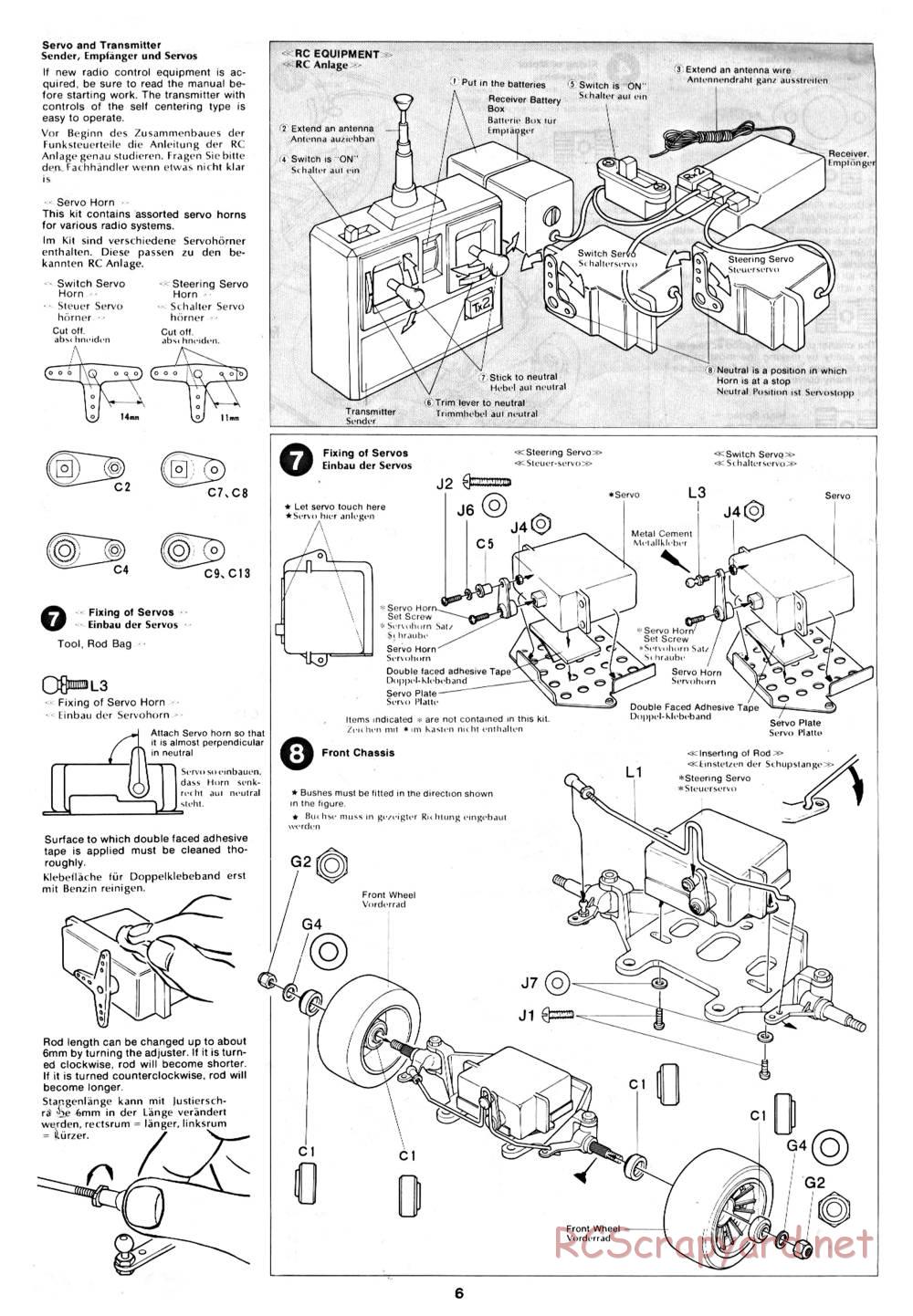 Tamiya - March 782 BMW (F2) - 58013 - Manual - Page 6