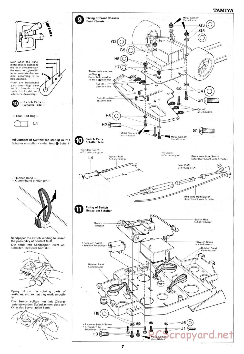 Tamiya - March 782 BMW (F2) - 58013 - Manual - Page 7