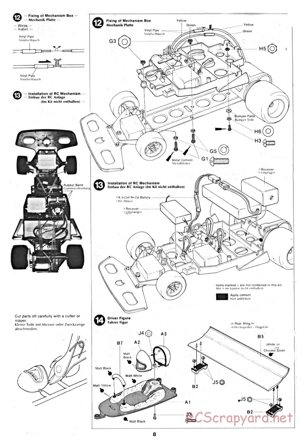 Tamiya - March 782 BMW (F2) - 58013 - Manual - Page 8