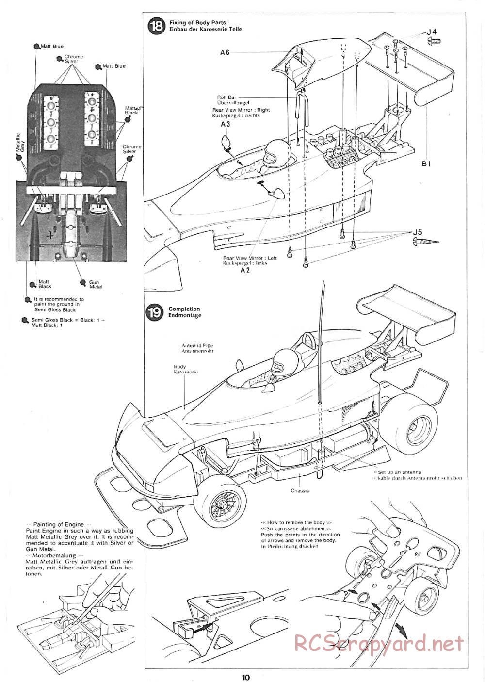 Tamiya - Martini Mk22 Renault (F2) - 58014 - Manual - Page 10